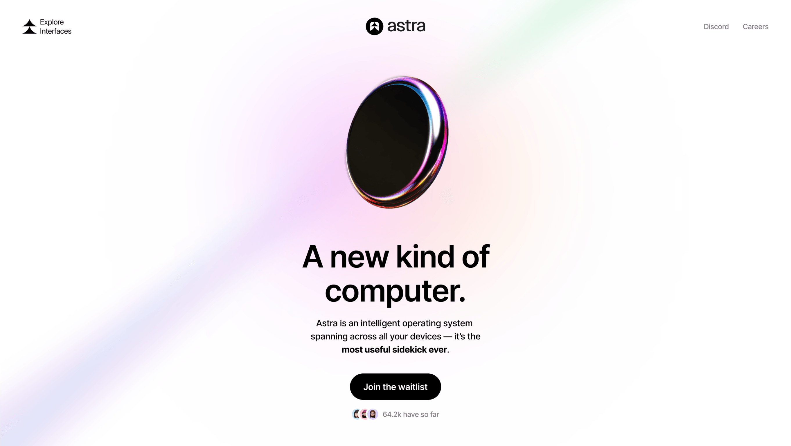 Astra web app